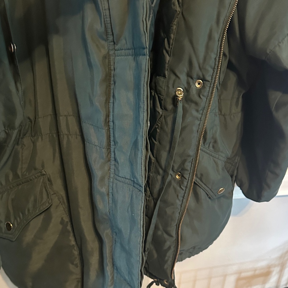 Aqua Deep Green Hooded Puffer Jacket - Picture 9 of 9